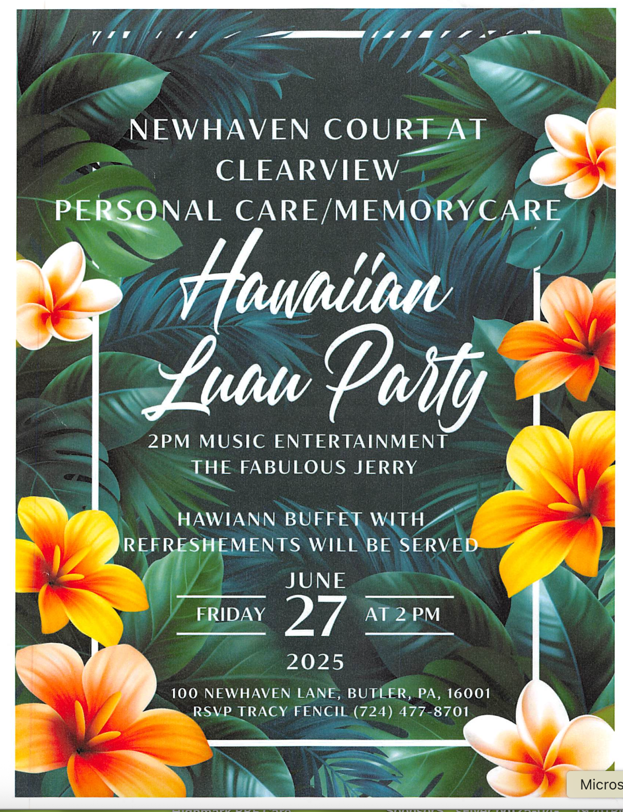 Hawaiian Luau Party